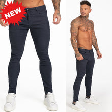 Load image into Gallery viewer, Mens Skinny Jeans 2019 Super Skinny Jeans Men Non Ripped Stretch Denim Pants Elastic Waist Big Size European W36 zm01