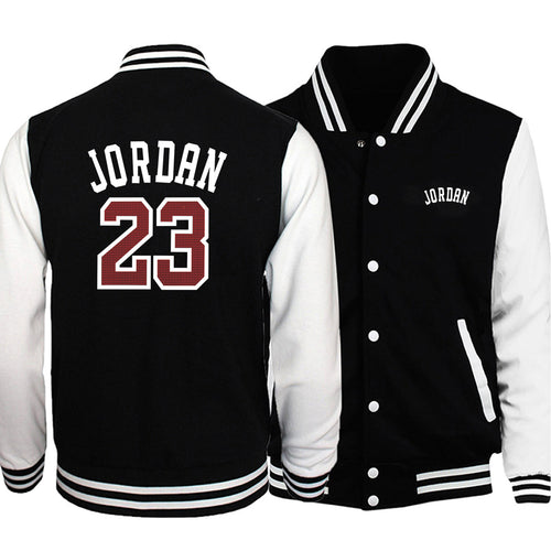 2019 New Arrival Jordan 23 Baseball Jackets Men Hip Hop Men Jacket Brand Clothing Slim Tracksuit Men Bodywarmer Fashion Coat