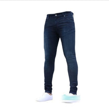 Load image into Gallery viewer, New Mens Jean Pencil Pants Fashion Men Casual Slim Fit Straight Stretch Feet Skinny Zipper Jeans For Male Hot Sell Trousers