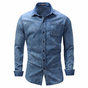 New Arrival Men's shirt Long Sleeve Shirt Mens Dress Shirts Brand Casual Fashion Business Style Shirts 100% Cotton